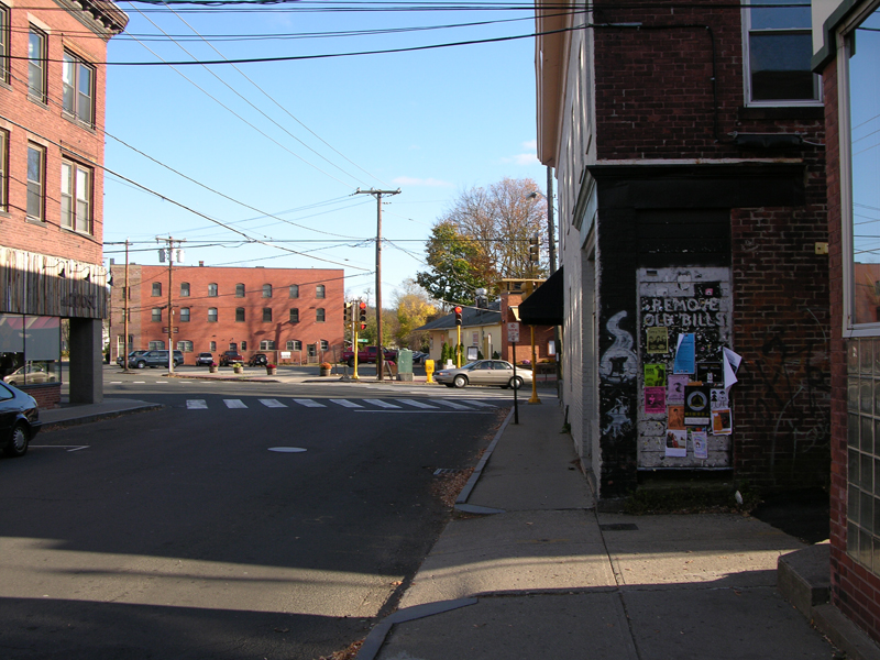 city street with cars