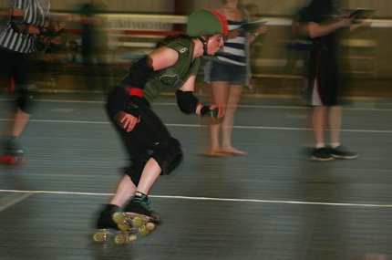 skater zooms past